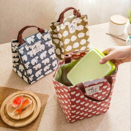 北歐風印花手提保溫保冰袋/3款