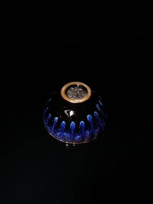 葵口龍底金孔雀茶器主人杯 1