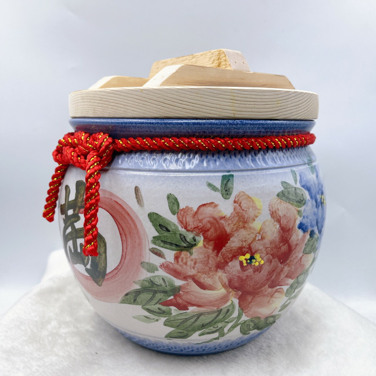 SWEET HEART 田芯精品 新品 財神爺的寶庫🙇‍♂️鶯歌手拉胚 陶瓷米甕 財源財庫滿滿🤗現貨 1