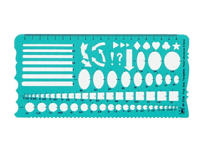 Life 徠福 TP-72A 美術定規 (111 x 233 x 0.8mm)【APP滿額下單10%點數(單一帳號最高1000點)】9/30止