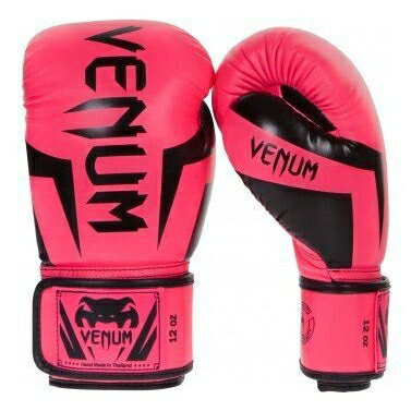 『VENUM旗艦館』 VENUM 拳擊手套 健身房拳擊手套ELITE 拳套 VENUM菁英系列 10oz 桃紅 1392