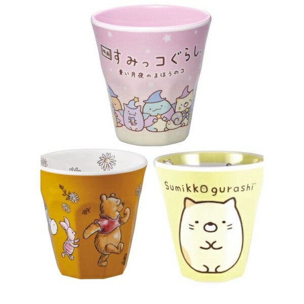 【日本SKATER】角落生物、維尼熊 美耐皿 兒童水杯 飲料杯 杯子 美耐皿水杯