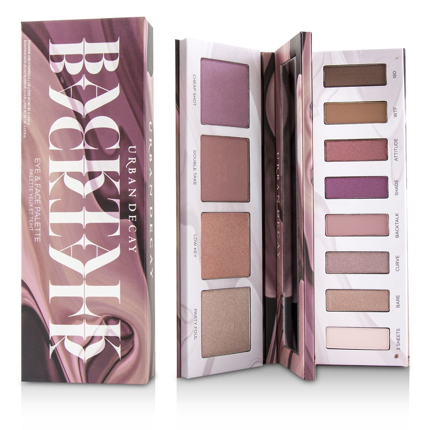 Urban Decay - 眼臉彩妝盤 : 8x眼影，4x 腮紅/提亮Backtalk Eye & Face Palette : 8x Eyeshadow, 4x Blush/Highlighter