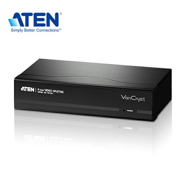 【預購】ATEN VS134A 4埠VGA視訊分配器 (頻寬450MHz)