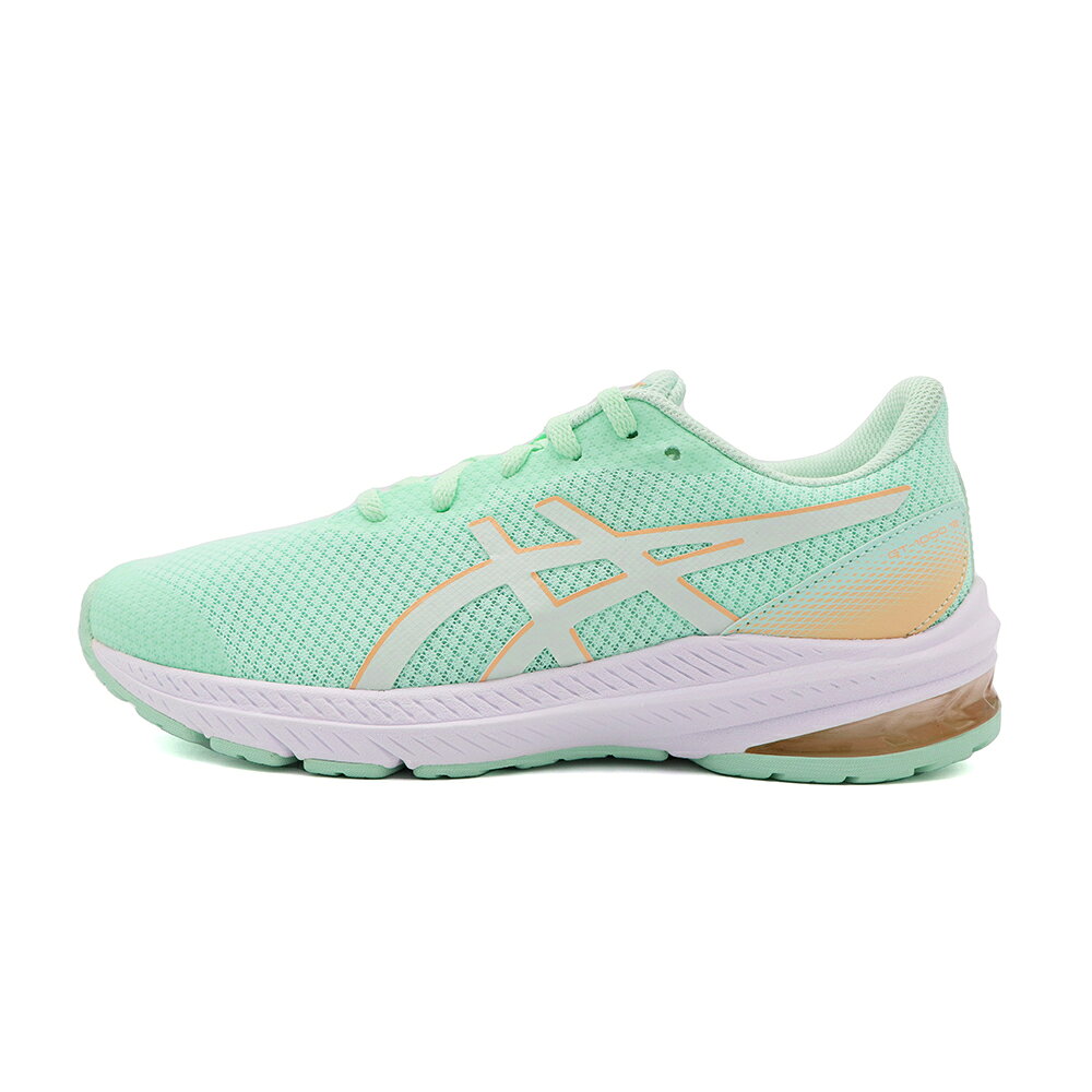ASICS 亞瑟士 GT-1000 12 GS 鞋帶 慢跑鞋 大童 湖水綠 S0222 (1014A296-300)