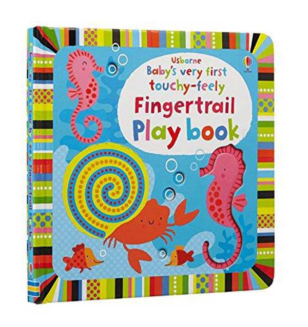 Baby's Very First Touchy-Feely Fingertrail Play Book 寶寶的第一本翻翻觸摸操作書：動動手