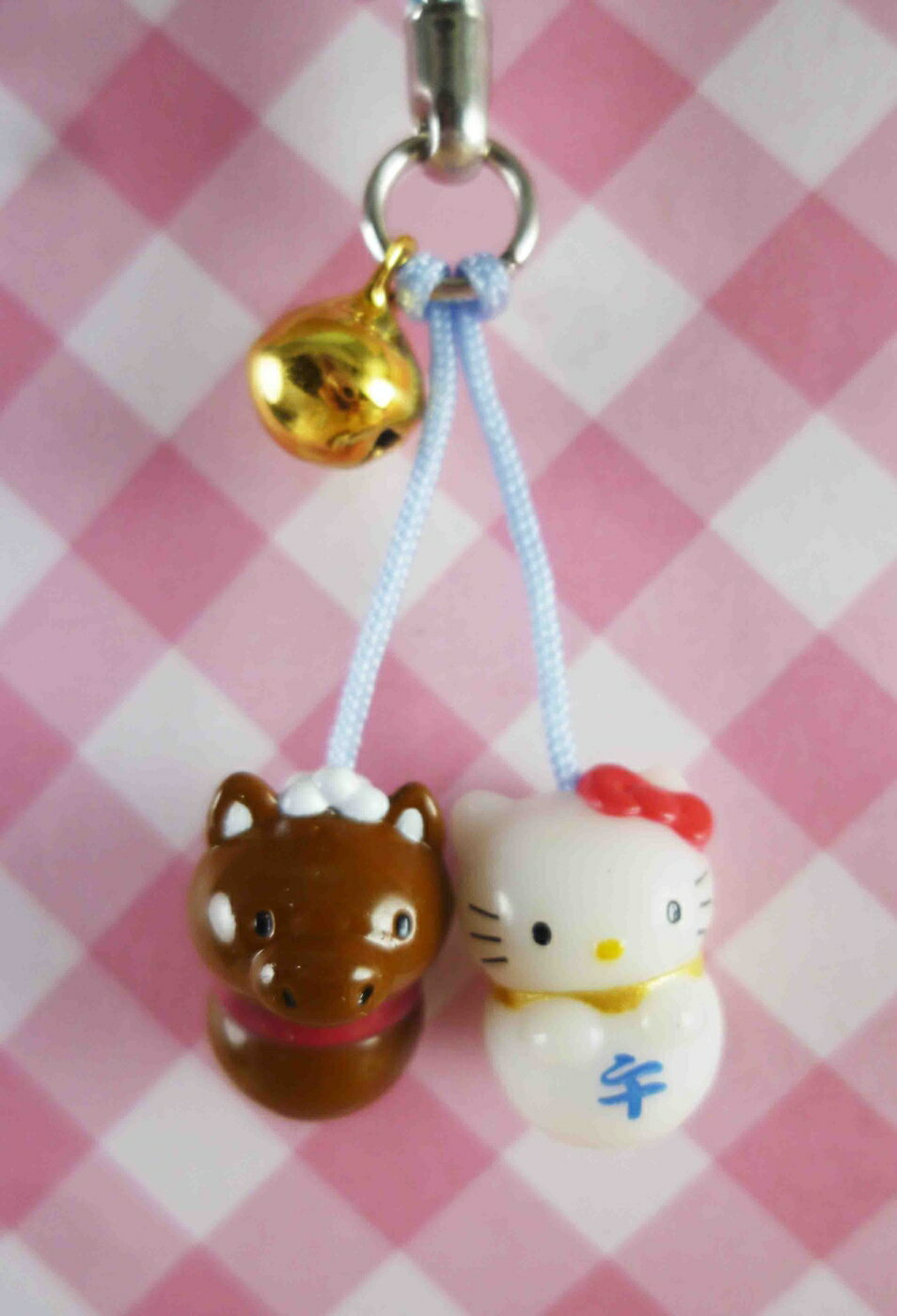 【震撼精品百貨】Hello Kitty 凱蒂貓 限定版手機吊飾-午馬 震撼日式精品百貨