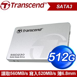 <br/><br/>  Transcend 創見 230S 512G 2.5吋 SSD固態硬碟<br/><br/>
