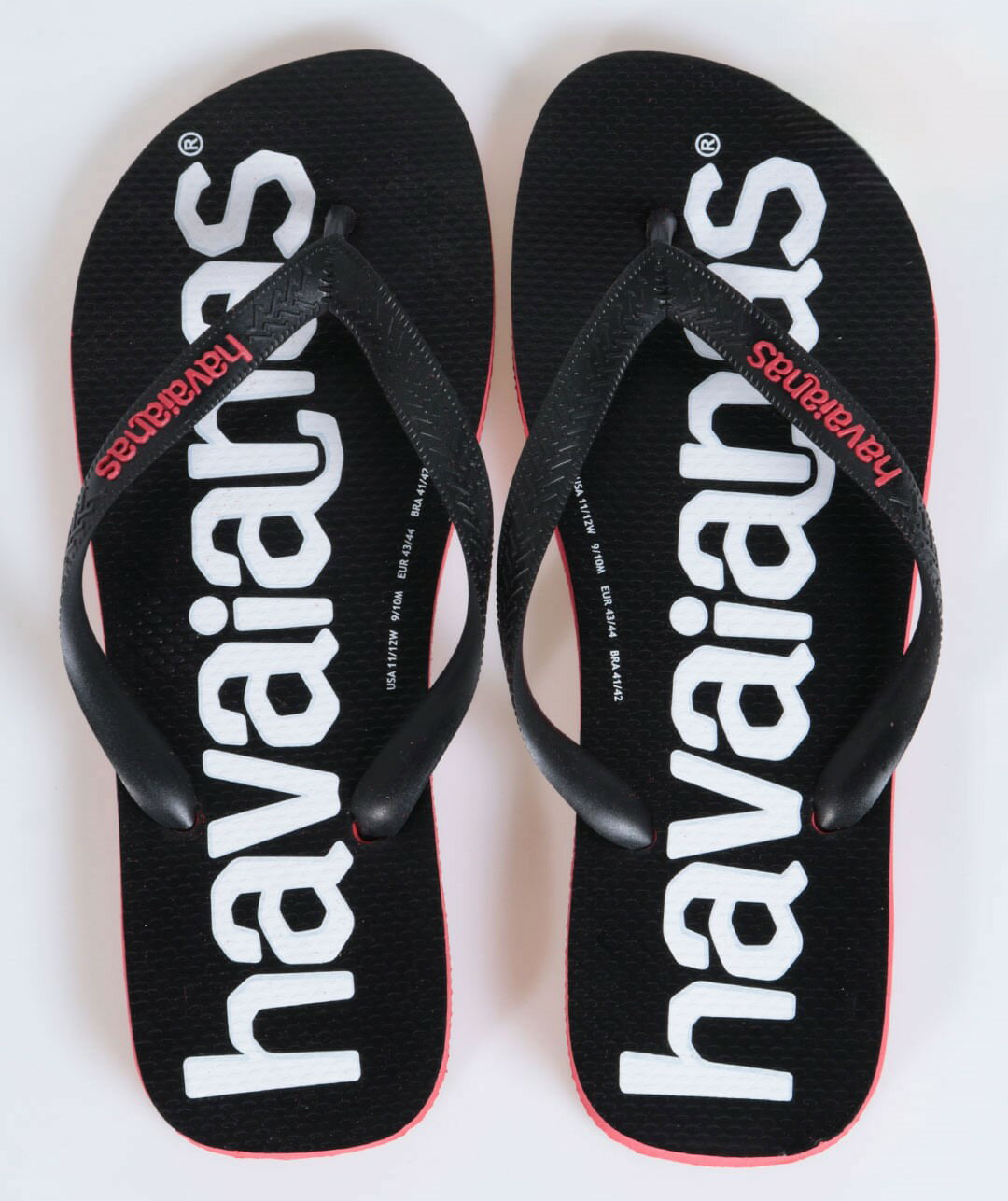 havaianas 哈瓦士 巴西人字拖 男款/女款 Logomania II 黑底白字 涼鞋 拖鞋 夾腳拖 海灘鞋＊夏日微風＊