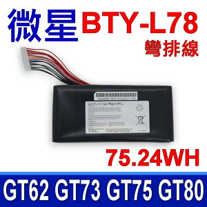MSI BTY-L78 彎排線 電池 S6-1060-77SH1 S6-1060-85AH1 S6-1060-85SH1 S6-1060-86SH1 S6-1070-77X S6-1070-85SH1 S6-1080-77X S6-1080-85SH1 S6-1080-87SH1
