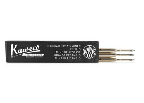 預購商品 德國 KAWECO G2 原子筆替蕊 筆芯 黑色 1.0mm 4250278604202 3支入 /盒