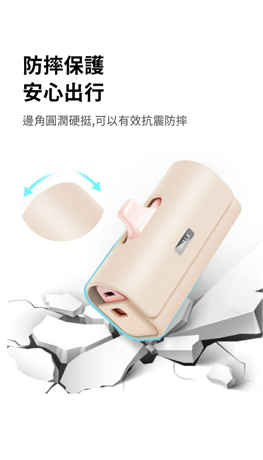 iWALK皮套 保護套 保護殼 行動電源 皮套 蘋果 安卓 apple Type-c 3