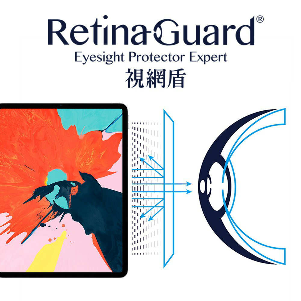 RetinaGuard 視網盾│iPad Pro 12.9＂ 防藍光保護貼│2018-2020│12.9吋│非滿版