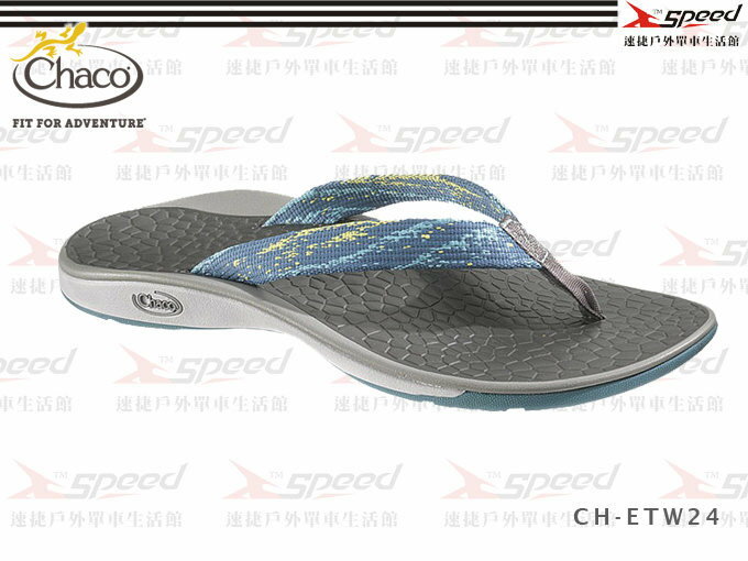【速捷戶外】Chaco涼鞋 - 美國專業戶外休閒拖鞋 沙灘鞋 休閒鞋 Fathom CH-ETW24 女(海嘯藍)