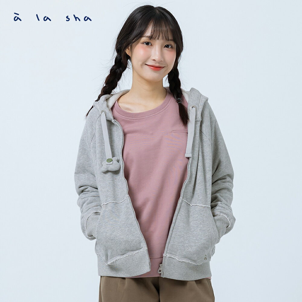 a la sha 阿財躲貓貓保暖連帽外套 3