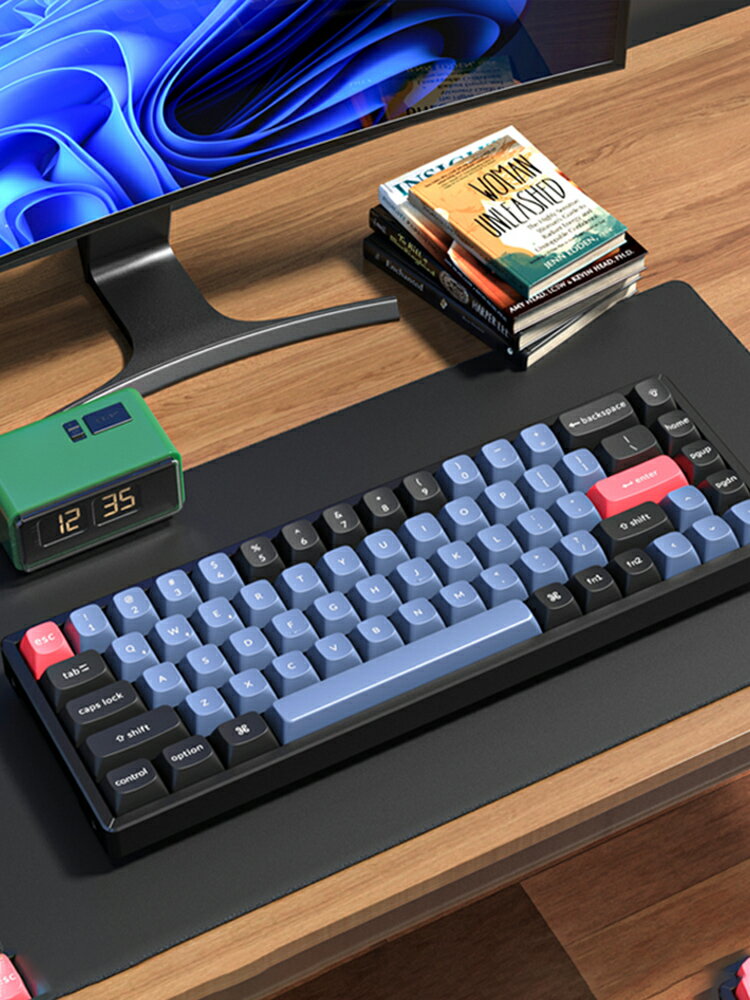 KeychronK6Pro客製化藍牙雙模機械鍵盤68鍵VIA改鍵Mac辦公Win女生