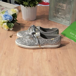 Keds x kate spade NEW YORK 亮片 銀色 緞帶 婚鞋 新娘 婚紗 婚嫁系列 聯名款