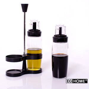 EG Home 宜居家 玻璃收納調味罐/瓶組(250mlx2支)