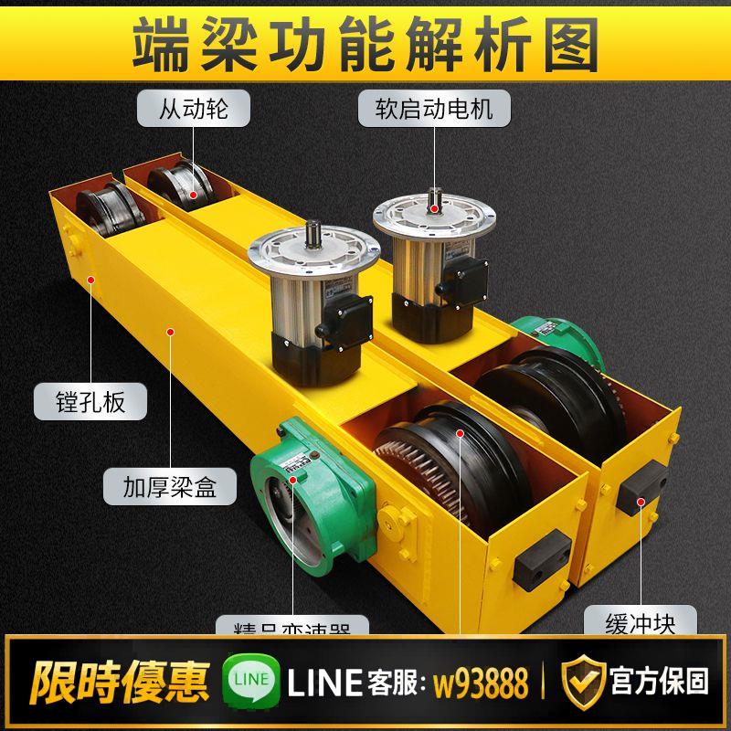 {可打統編 保固一年}起重機端梁頭/天車行走端梁龍門吊地梁/200/300/400/輪起重機配件
