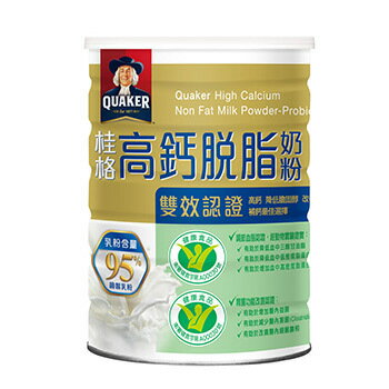桂格 高鈣脫脂雙認證奶粉(750g/罐) [大買家]