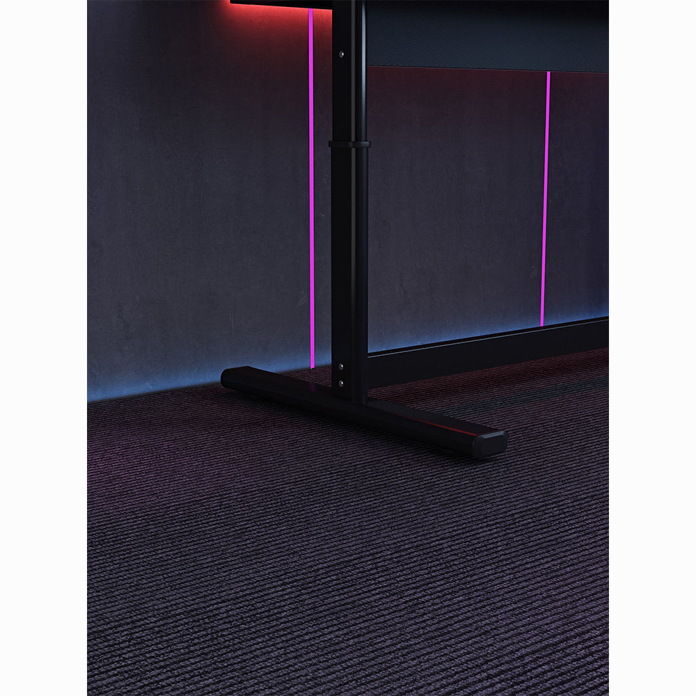 【可開發票】手搖可升降電競桌學習桌雙人碳纖維游戲桌臺式家用臥室辦公桌簡易 4