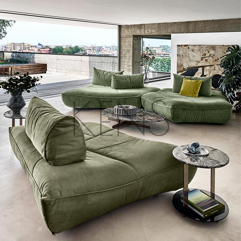 【KENS】沙發 沙發椅 意式輕奢異形組合北歐簡約模塊別墅休閑設計師款布藝沙發
