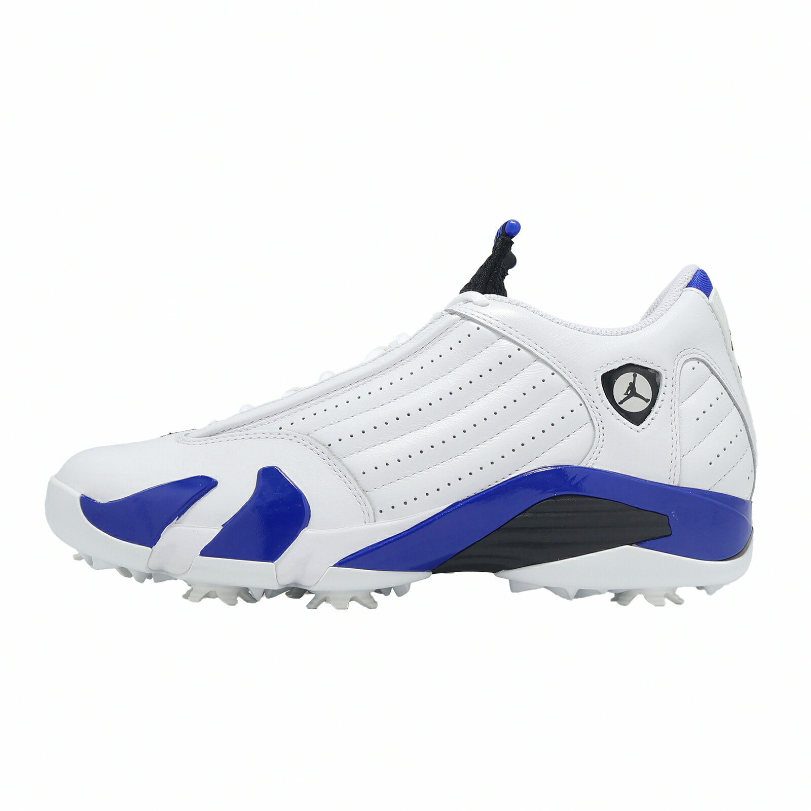 Nike 高爾夫球鞋 Air Jordan 14 G 男鞋 白 藍 喬丹 AJ14 可拆式鞋釘 HJ7710-101