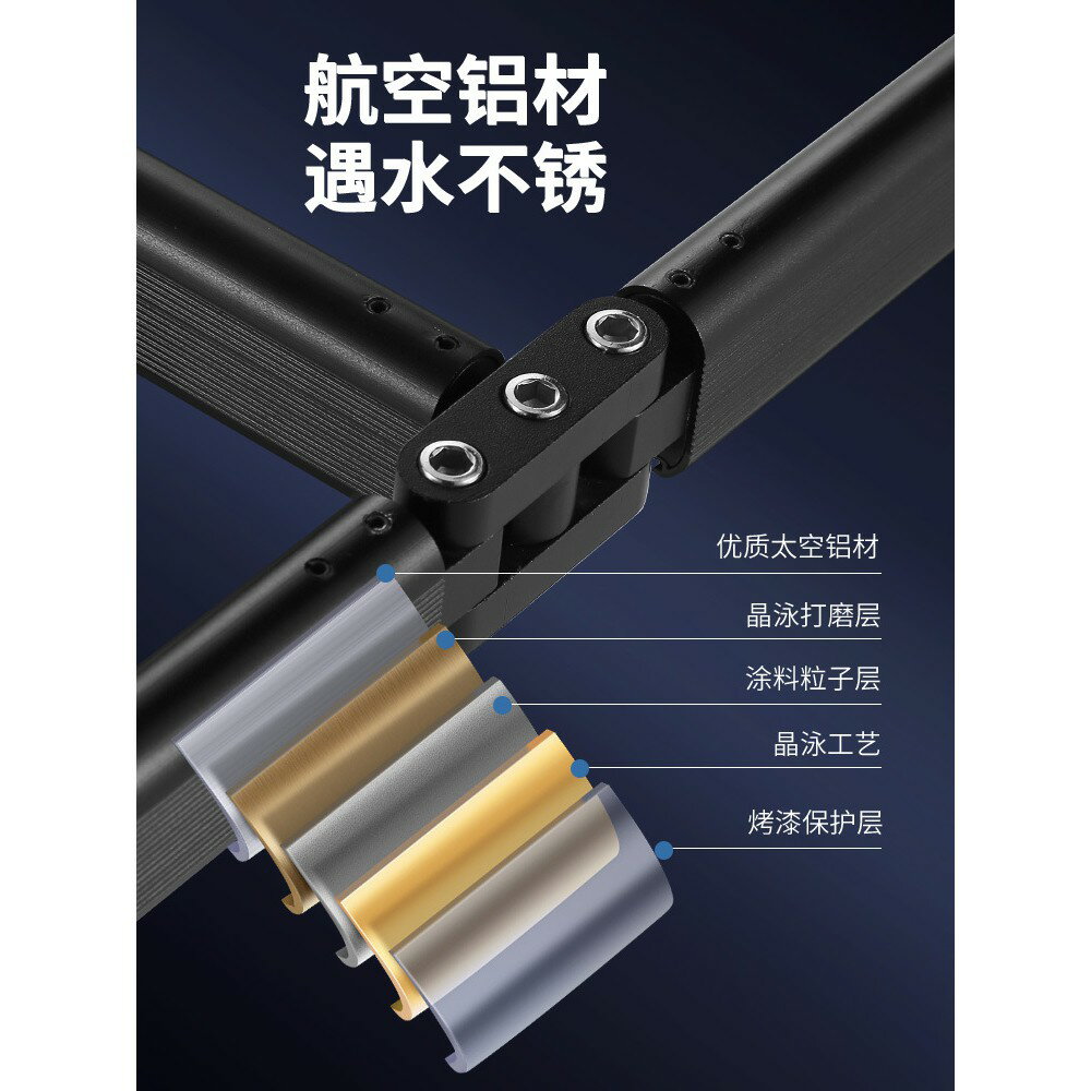 摺疊晾衣架 陽臺晾衣架  伸縮晾衣架  壁掛式嗮衣架 晒衣杆 衣架 5