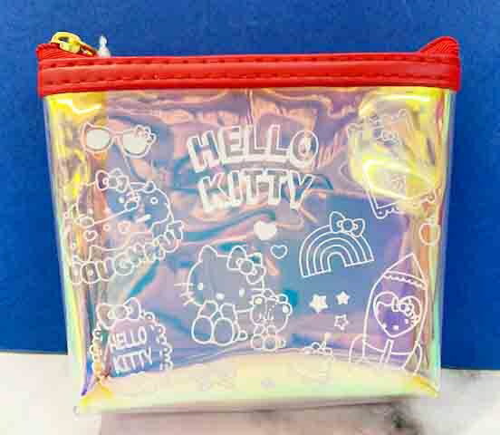 【震撼精品百貨】Hello Kitty 凱蒂貓 三麗鷗日本零錢包鎖圈-紅*06703 震撼日式精品百貨