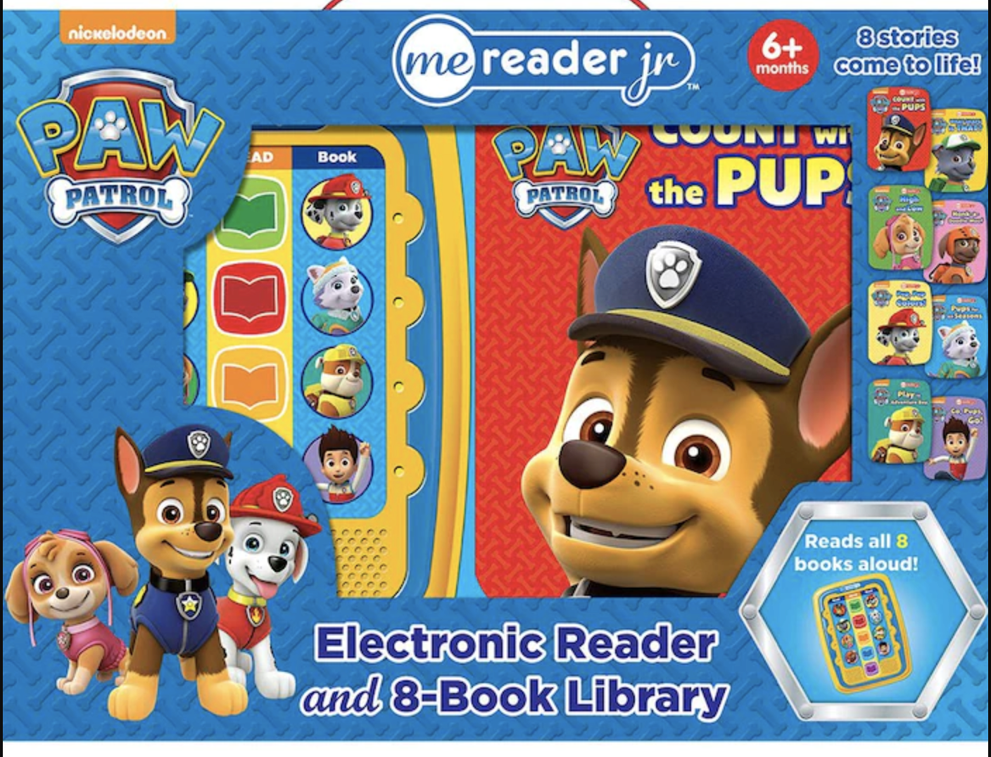 新品 現貨【美國 Me Reader】PAW Patrol 汪汪特工隊 兒童有聲故事書 一套8本