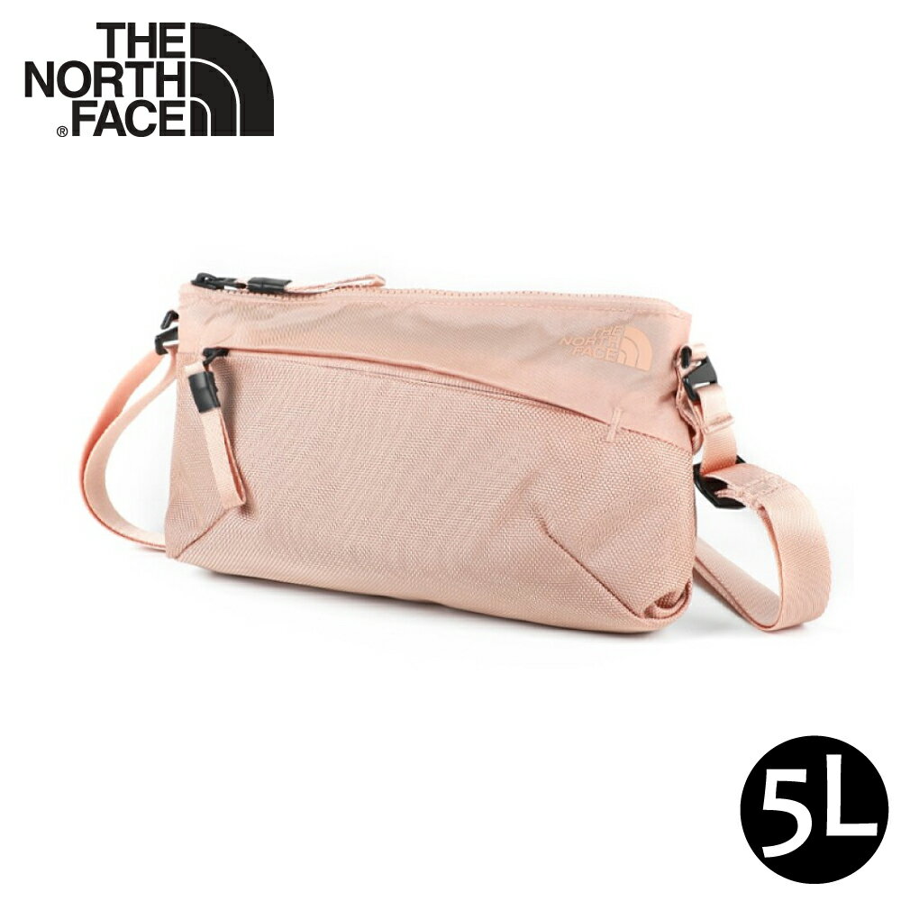 【The North Face 5L 側揹包《咖粉》】3KWU/休閒單肩揹包/輕巧休閒包/隨行包/外出包