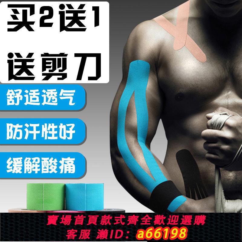 【臺灣公司 可開發票】專業肌肉貼運動肌內效貼布彈性繃帶運動膠帶肌肉拉傷貼痠痛貼膠布