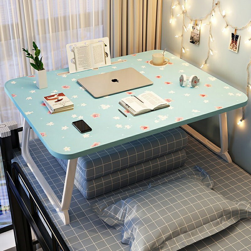床上電腦桌家用書桌可折疊桌子懶人宿舍學生上鋪女生臥室膝上桌子
