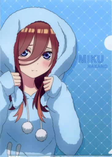 中野三玖A4檔案夾兔子玩偶Ver.電影五等分的新娘×堂吉柯德