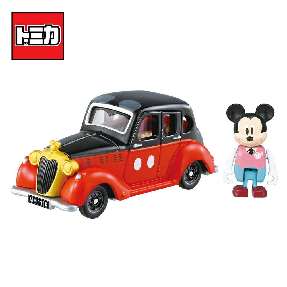 【日本正版】Dream TOMICA NO.176 老爺車 x 米奇 玩具車 迪士尼 多美小汽車 - 229049