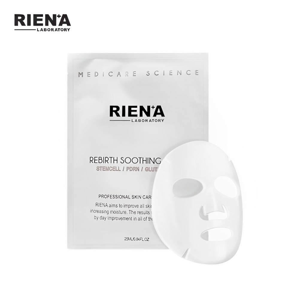 韓國RIEN'A 麗恩娜 逆齡舒緩面膜 /5片 臉部保濕、維持水油平衡