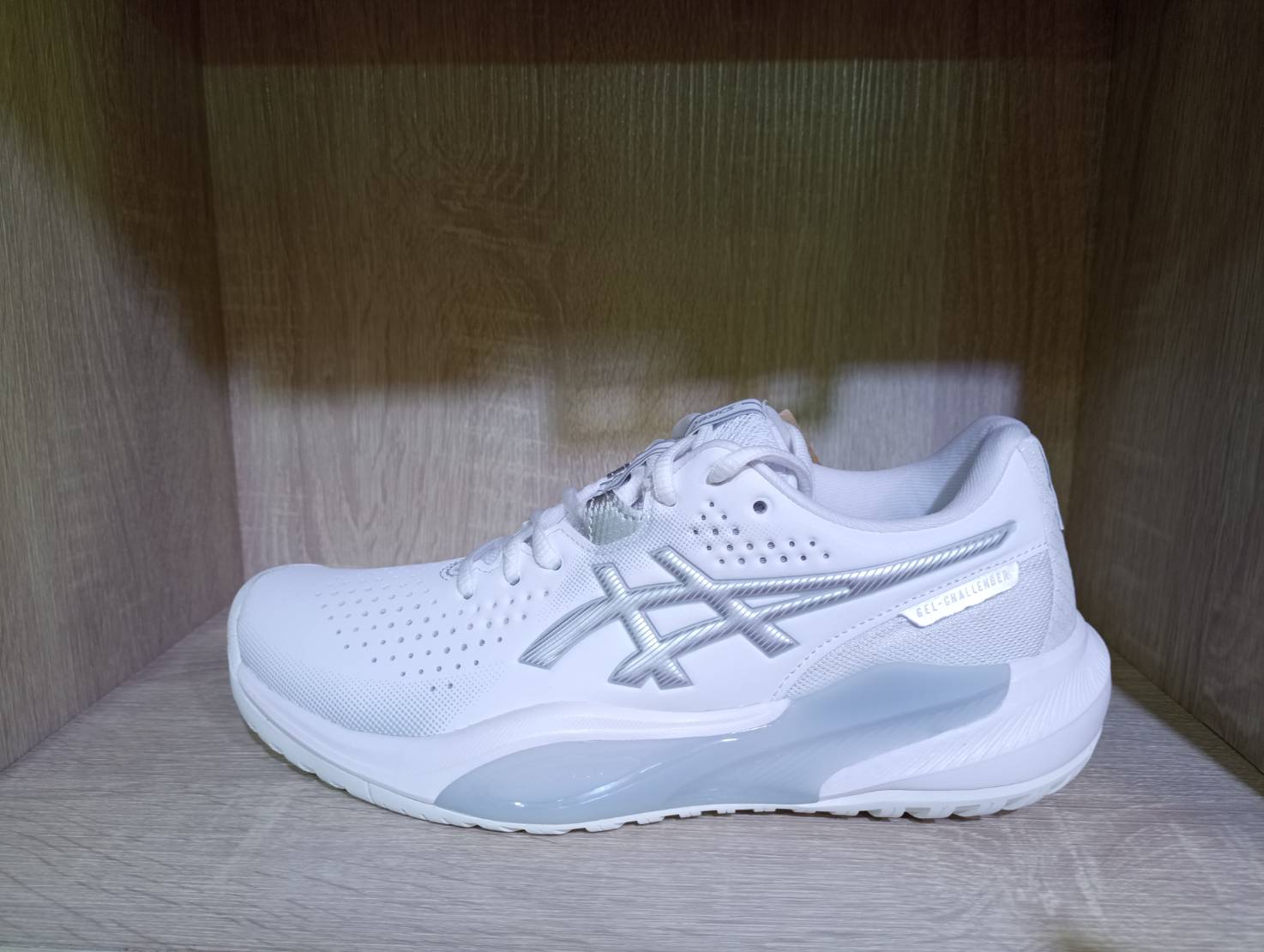 2025 Gel-Challenger 15 women 專業女硬地網球鞋(white/Pure silver)