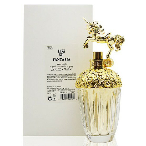 【TESTER環保盒】Anna Sui 安娜蘇 Fantasia 童話獨角獸女性淡香水 75ml｜期間限定◆秋冬迷人香氛