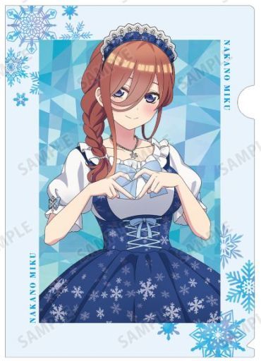 中野三玖(SNOWMADE ver.)新插畫A4檔案夾電影五等分的新娘