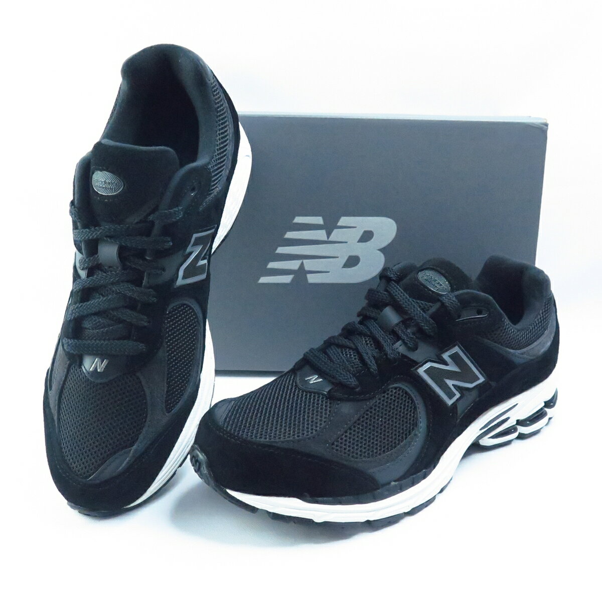 New Balance 2002R 男女休閒鞋復古鞋麂皮M2002RBK 黑x白大尺碼【iSport