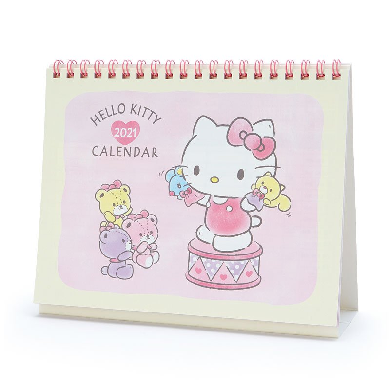 大賀屋 日本製 Kitty 桌曆 2021 年曆 擺曆 記事 日曆 月曆 計畫 三麗鷗 KT 正版 L00011929