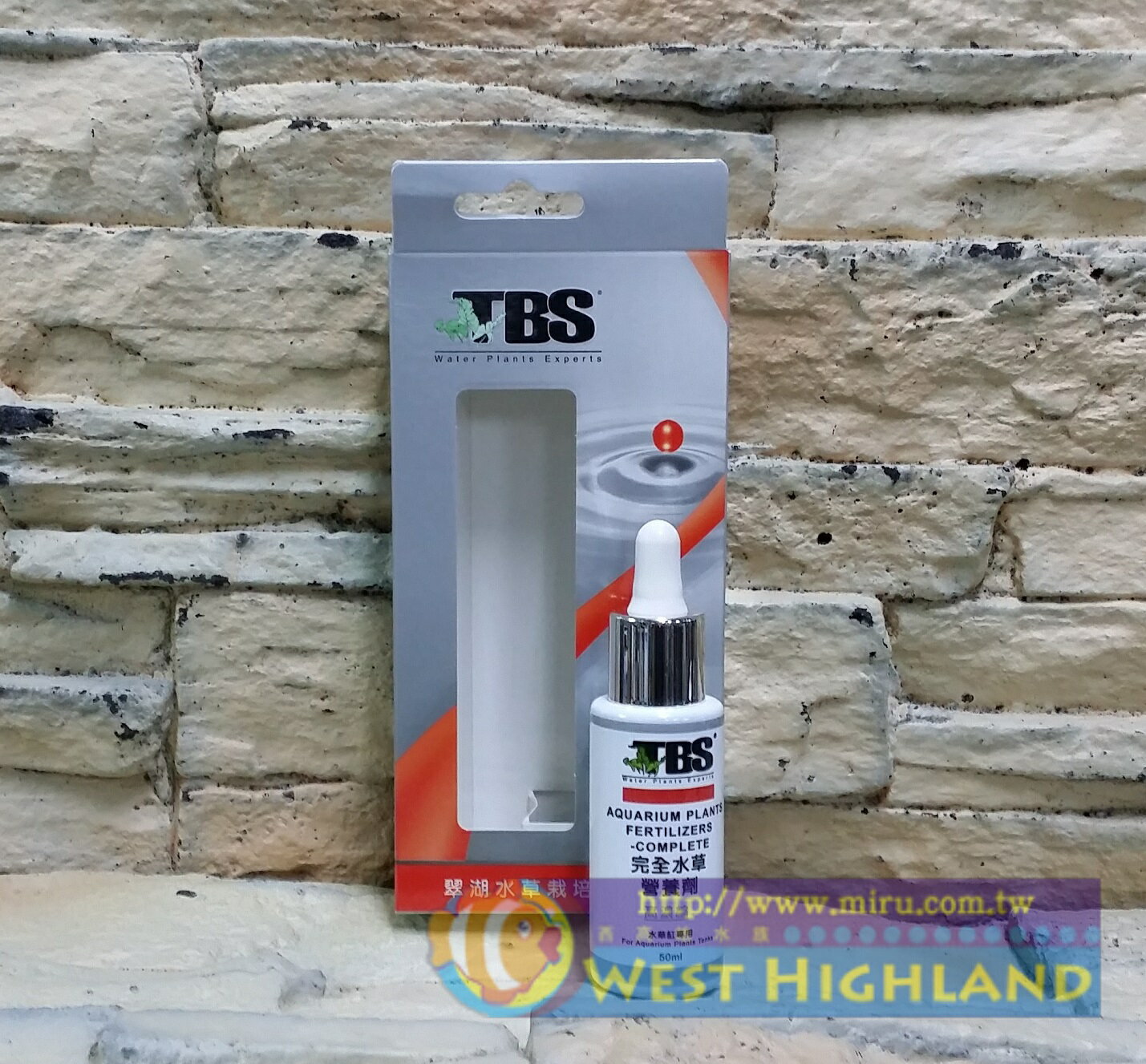 【西高地水族坊】【西高地水族坊】翠湖TBS Aquarium Plarts Fertizers-Compiete完全水草營養劑50ml
