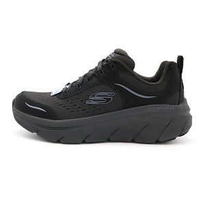 【手刀下單🤩滿額折扣進行中~~】 Skechers D'Lux Walker 2.0 黑色 緩震鞋墊 寬楦 網布 運動鞋 女款 J2227【新竹皇家150093BBK】