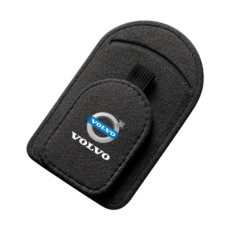 Volvo/富豪XC60S60XC90S90V40V60汽車遮陽板眼鏡夾車內收納眼鏡盒