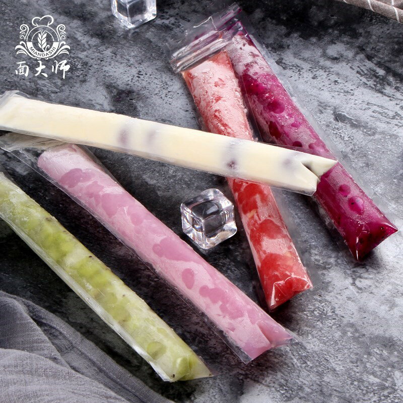 新奇特自制棒棒冰袋碎碎冰製作模具DIY碎冰棒袋子環保雪糕冰棒袋