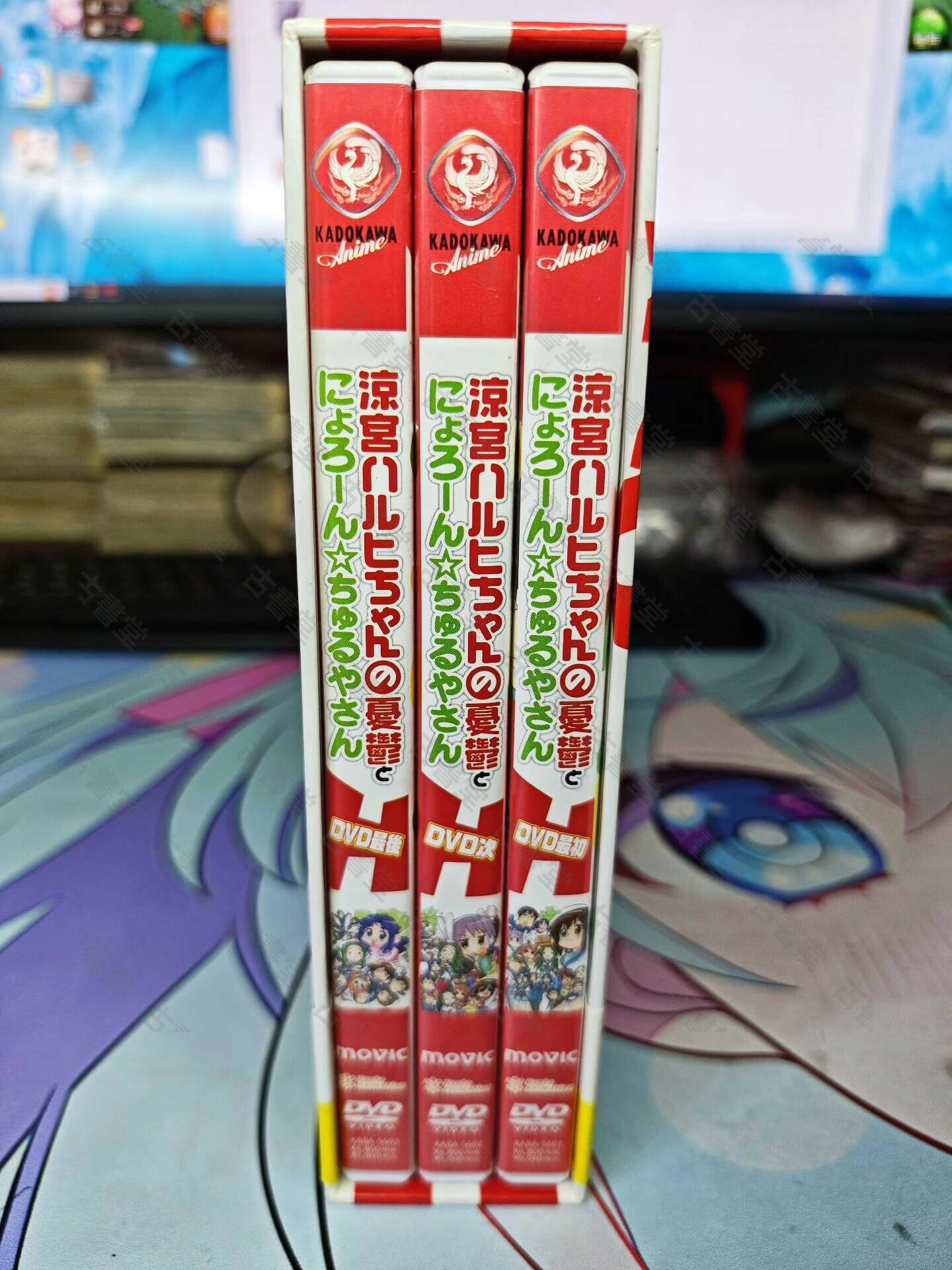 涼宮春日的憂鬱 DVD 日版初回限定版 涼宮春日 長門有希 漫畫改編 劇場版 3盒5盤 角川