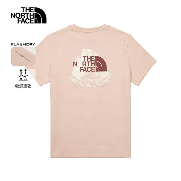 美國[The North Face] W HIKE SS TEE GRAPHIC 女款短袖快乾T