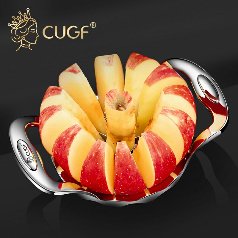 304不鏽鋼水果切片器 廚貴妃 CUGF 去核器 蘋果切片器 水果切割器 果肉分離器【YX0206】《約翰家庭百貨