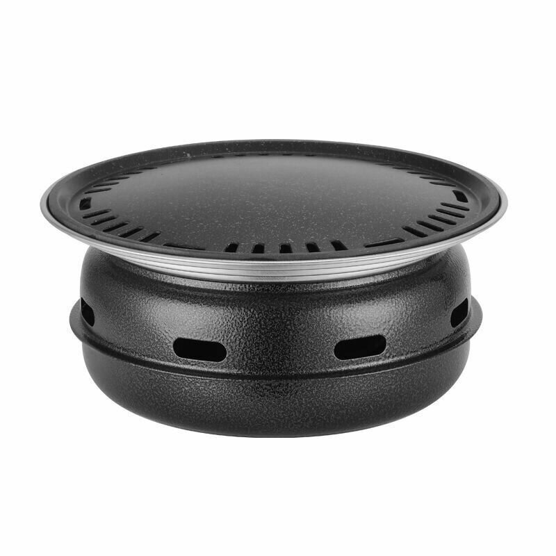 【喜挖】家用圍爐煮茶不銹鋼烤肉爐戶外可攜式無煙燒烤爐烤盤商用燒烤架 0