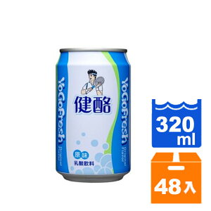 金車 健酪 乳酸飲料-原味 320ml (24入)x2箱【康鄰超市】